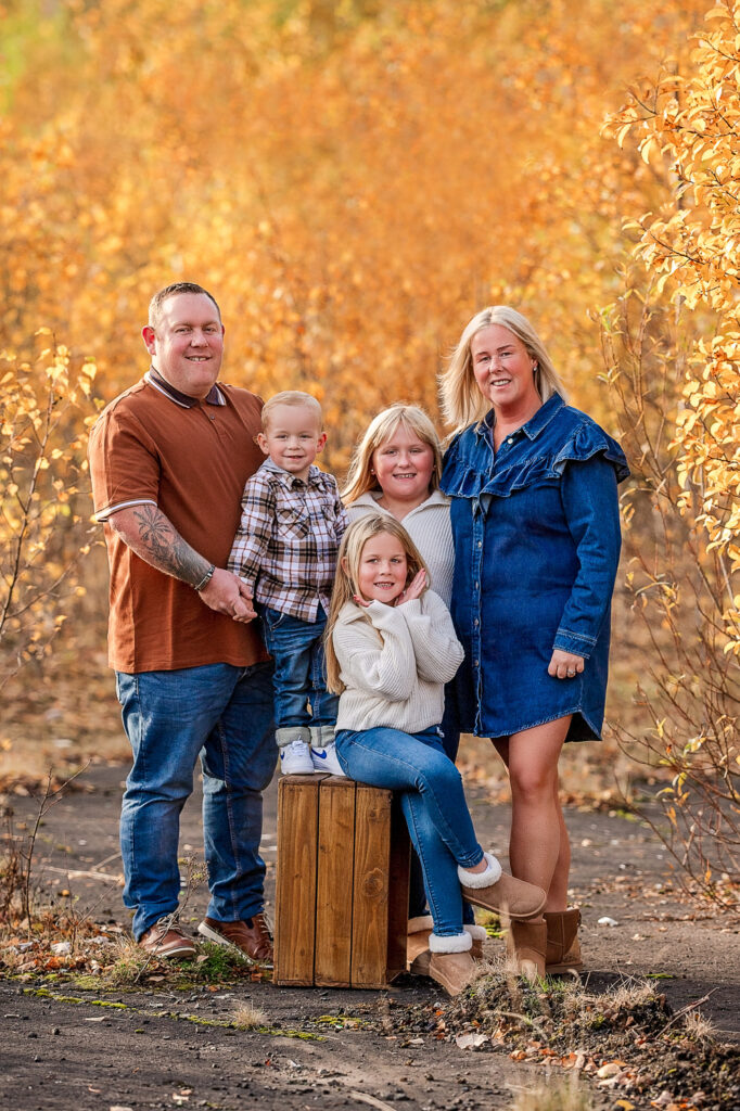 family photoshoot in Glasgow