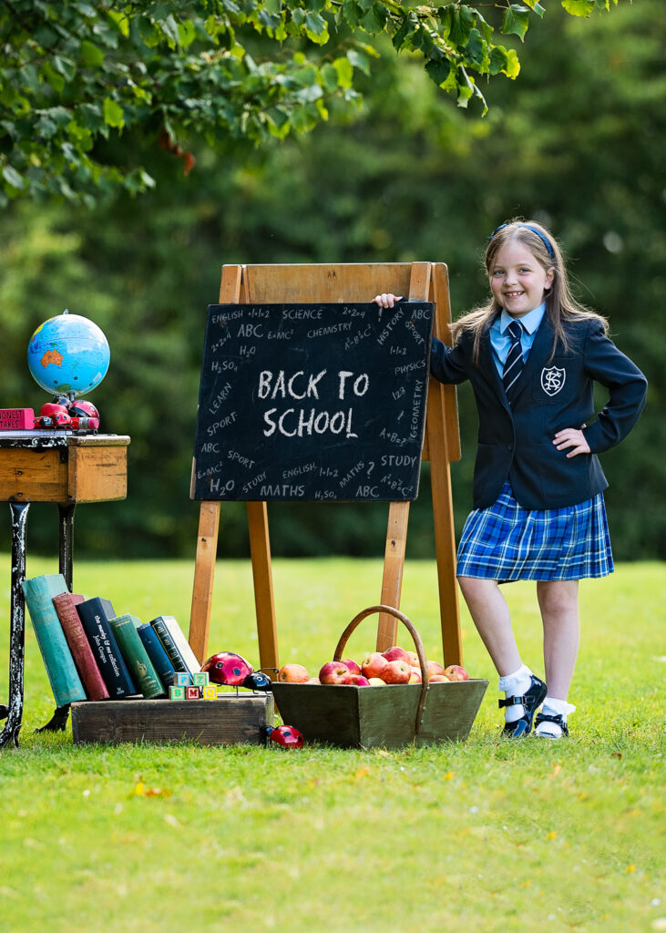 first day of school mini photoshoot