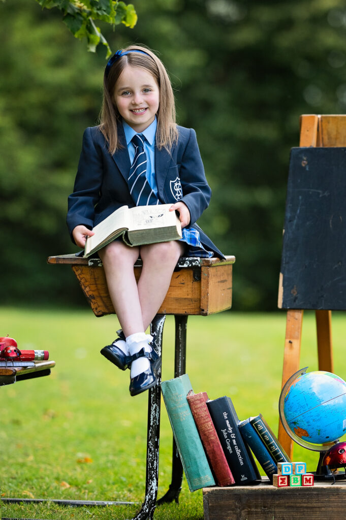 first day of school mini photoshoot