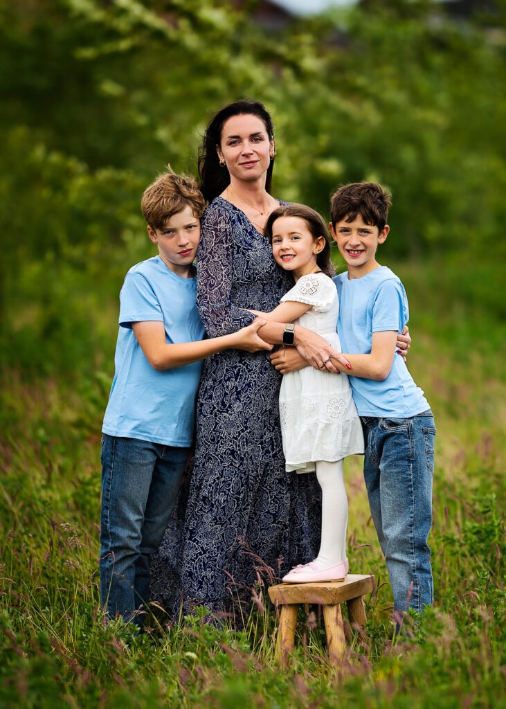 Relaxed family photoshoot Glasgow