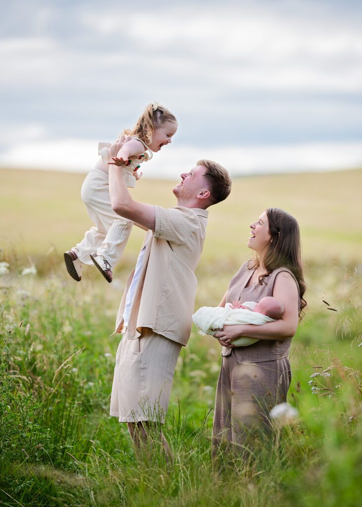 outdoor family photoshoot, family photography, family photographer Glasgow